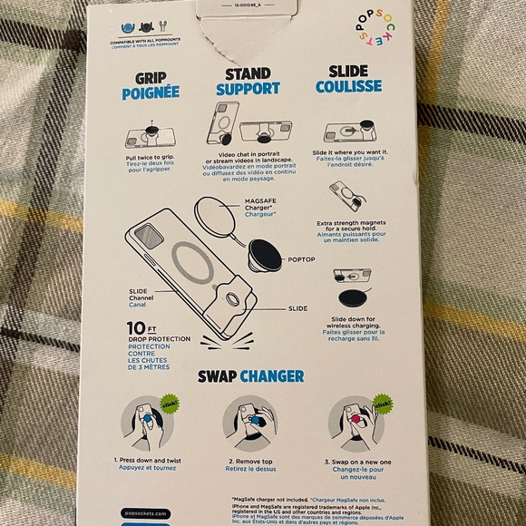 PopSockets for MagSafe Clear iPhone 12 Pro Max Case - Picture 8 of 11